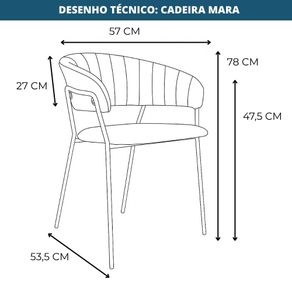 Desenho Tecnico Cadeira Mara